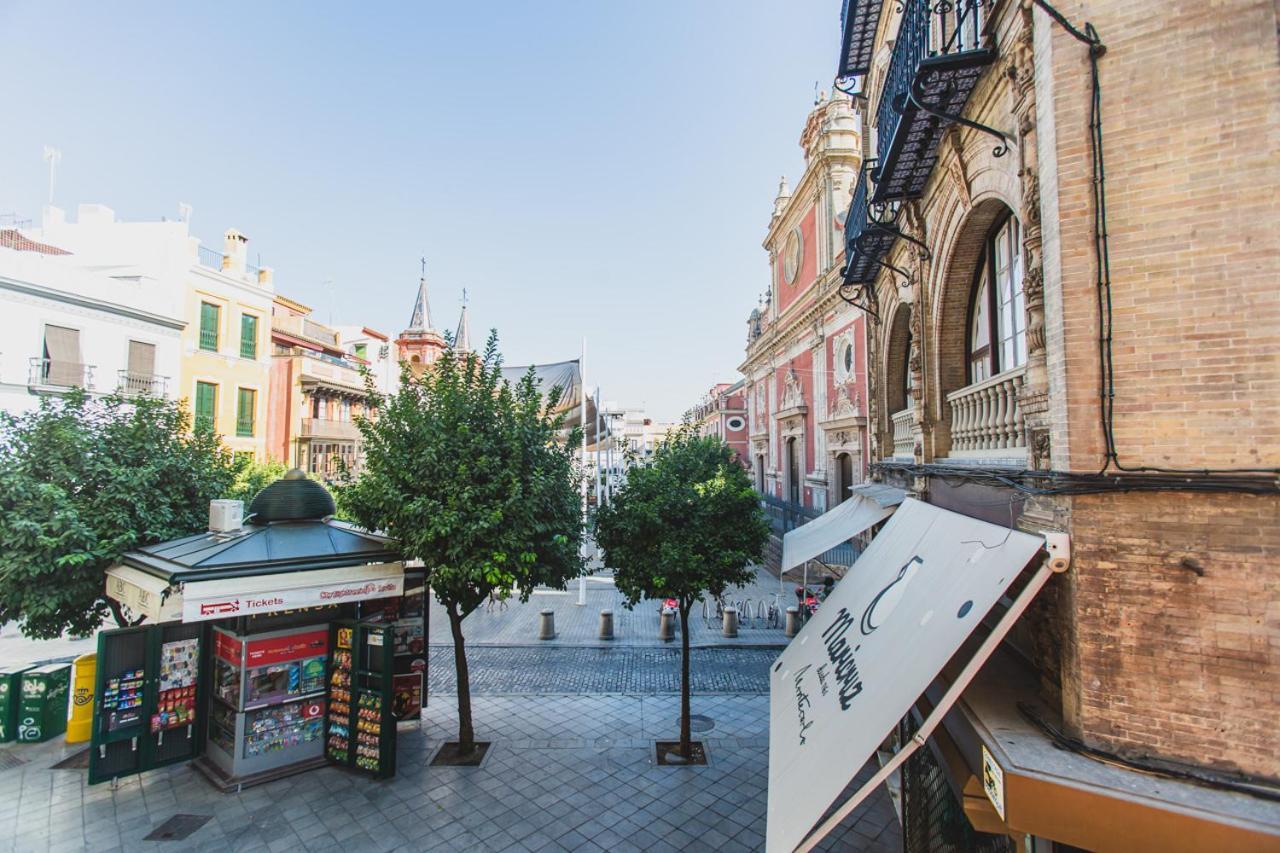 Апартаменты Casa Plaza Salvador Севилья Экстерьер фото